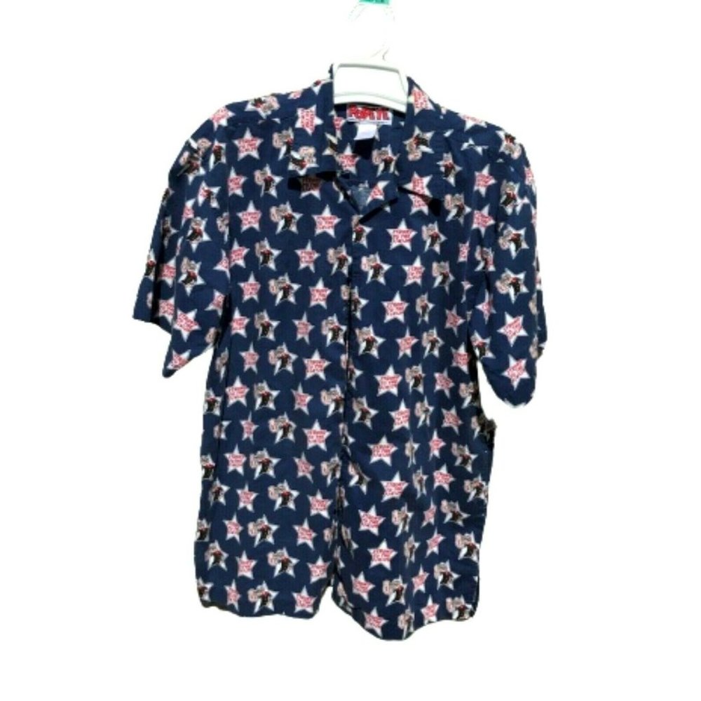 POPEYE King Features Syndicate Vintage 2001 Men's Button Down Shirt SZ MD